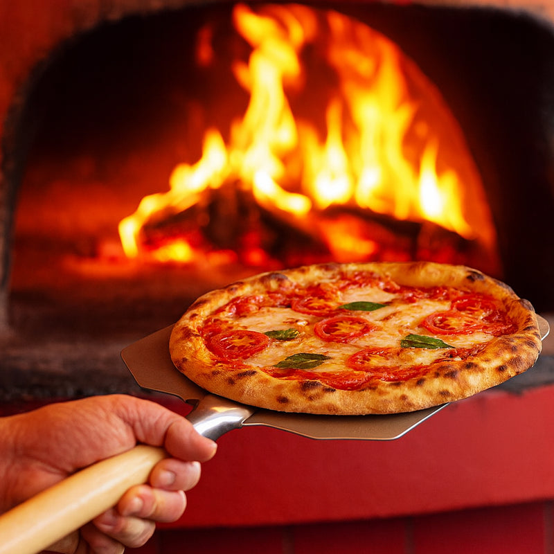 REGENT PIZZA PEEL ALUMINIUM WITH WOODEN HANDLE, 660MM