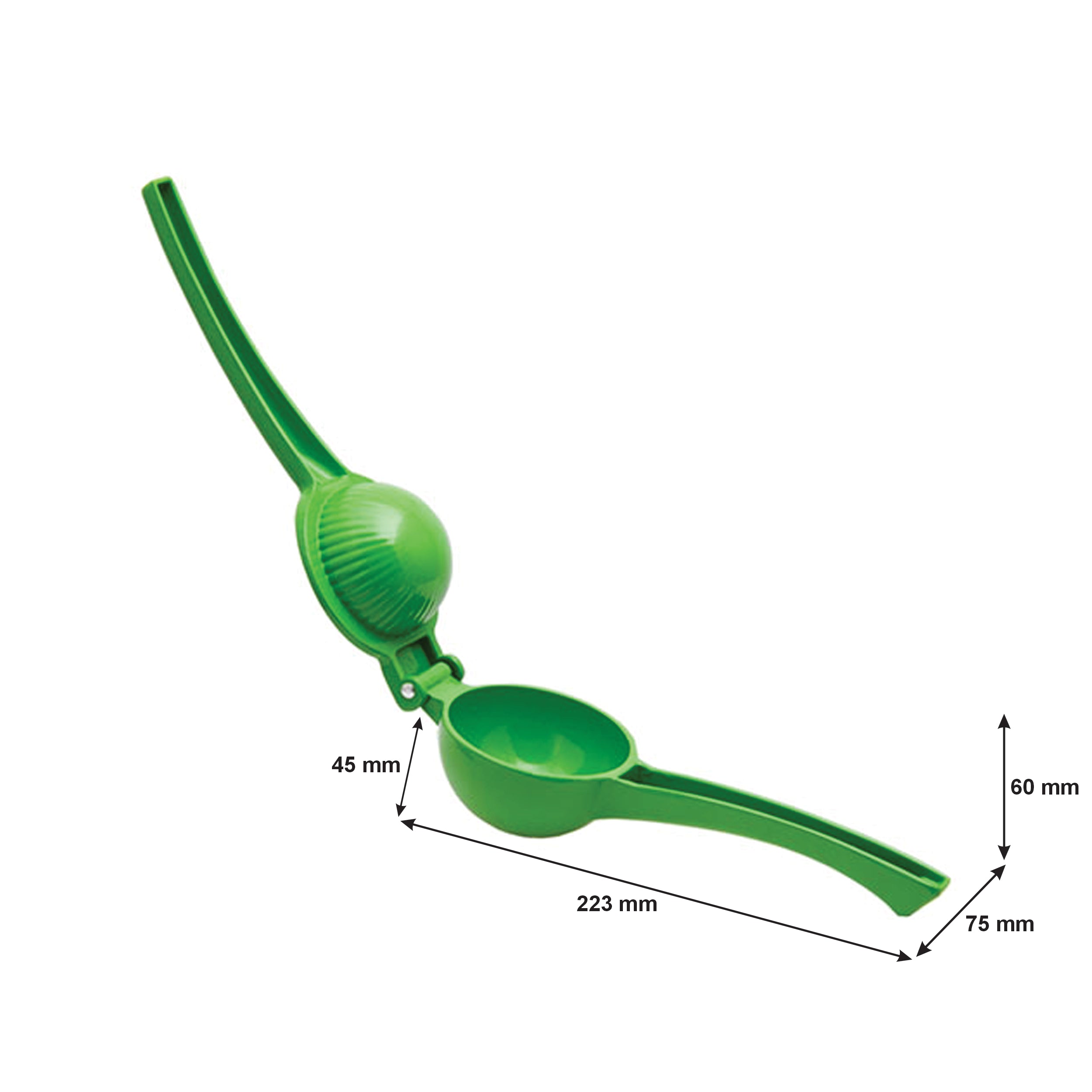 REGENT KITCHEN LEMON SQUEEZER CAST ALUMINIUM GREEN, 223X75MM