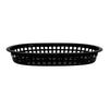 REGENT CATERING PLASTIC SERVING BASKET OVAL BLACK, 270X175MM