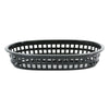 REGENT CATERING PLASTIC SERVING BASKET OVAL BLACK, 270X175MM