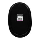 REGENT CATERING PLASTIC SERVING BASKET OVAL BLACK, 270X175MM