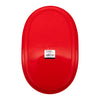REGENT CATERING PLASTIC SERVING BASKET OVAL RED, 270X175MM