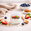 REGENT YOGHURT JAR WITH PLASTIC LID, 150ML