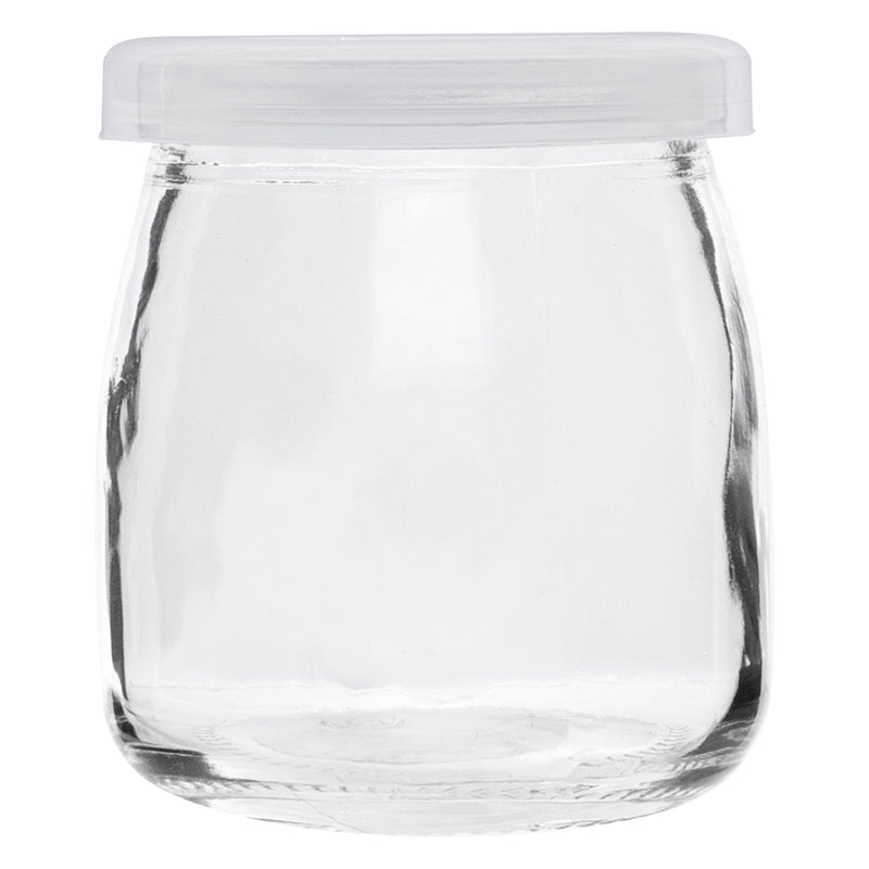 REGENT YOGHURT JAR WITH PLASTIC LID, 150ML (65MM DIAX72MM)