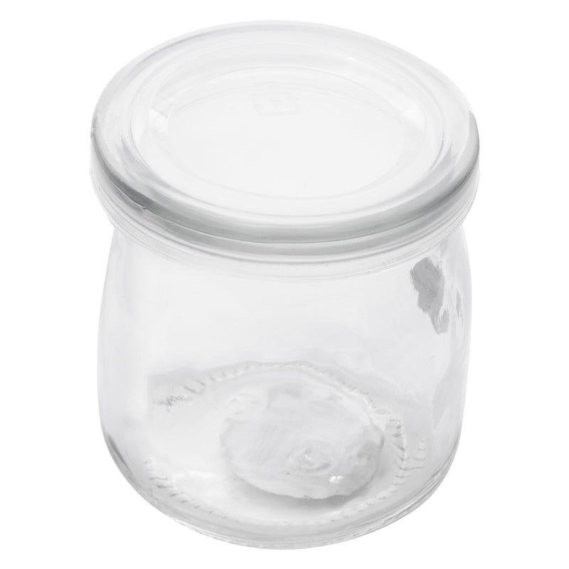 REGENT YOGHURT JAR WITH PLASTIC LID, 150ML (65MM DIAX72MM)