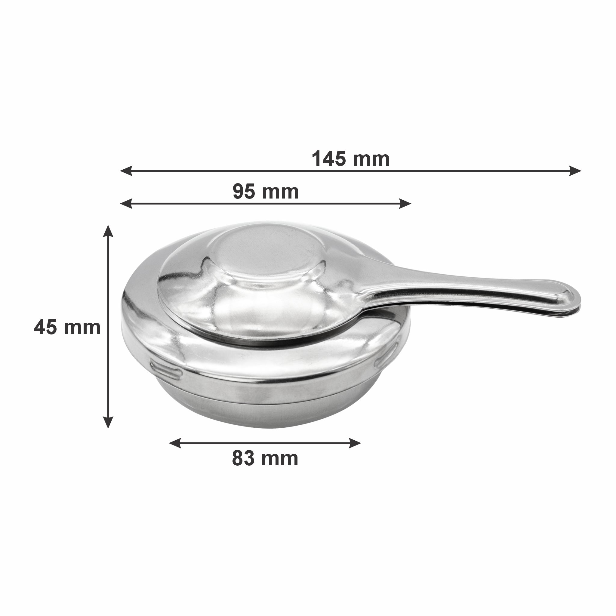 REGENT COOKWARE FONDUE SET WITH BURNER & 6 FORKS STAINLESS STEEL