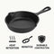 REGENT COOKWARE CAST IRON FRYING PAN, 215 DIA
