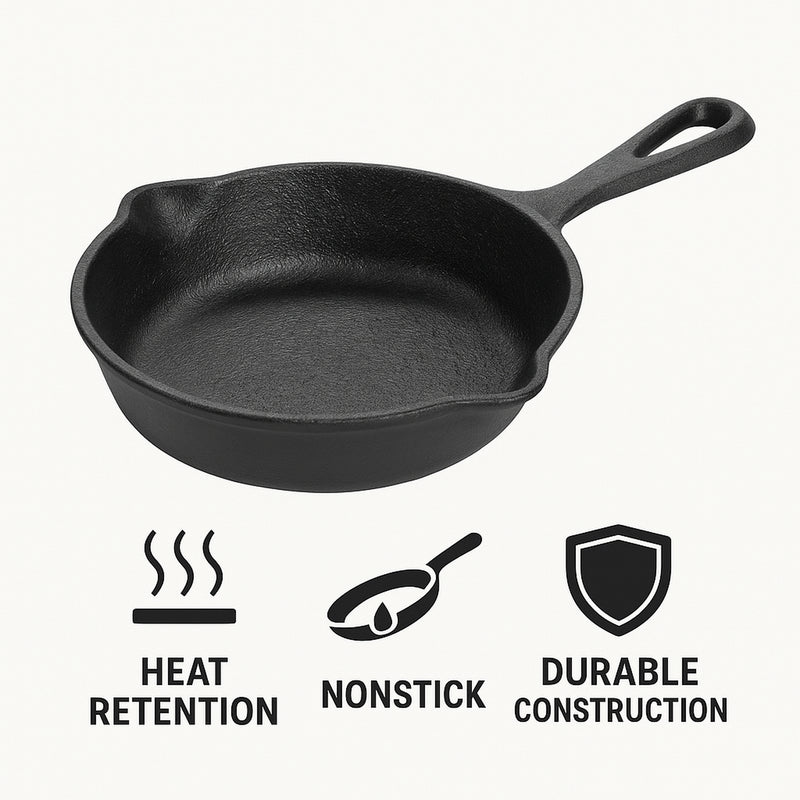 REGENT COOKWARE CAST IRON FRYING PAN, 215 DIA