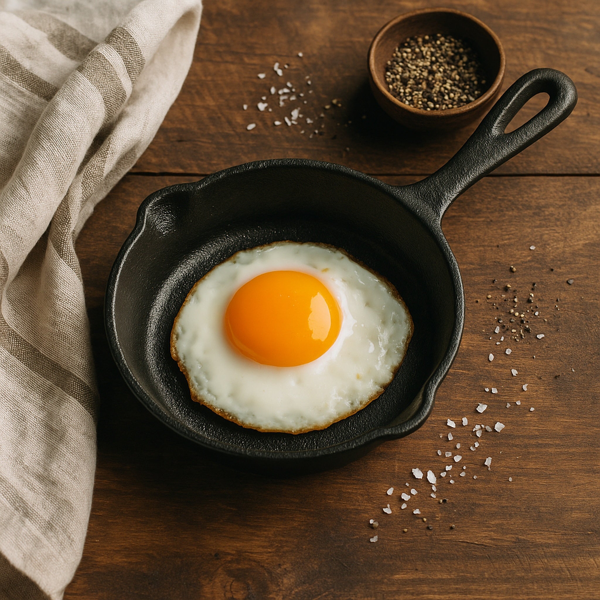REGENT COOKWARE CAST IRON FRYING PAN, 140MM DIAX30MM