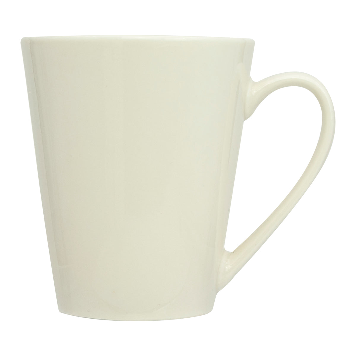 REGENT V-SHAPE NBC WHITE COFFEE MUG, 320ML