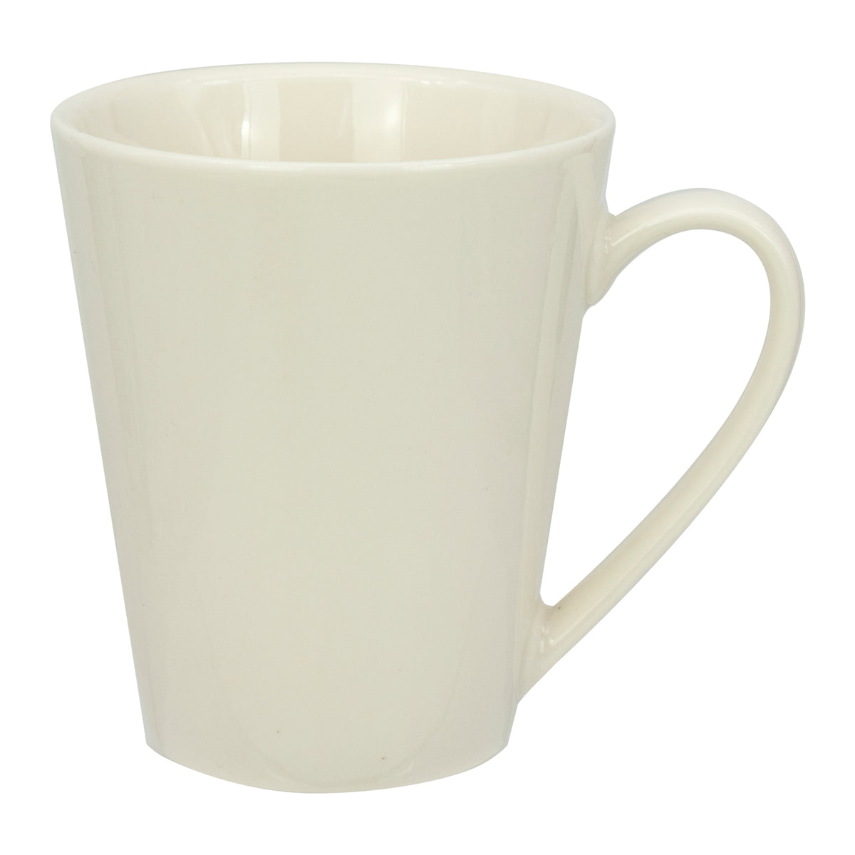 REGENT V-SHAPE NBC WHITE COFFEE MUG, 320ML