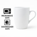 REGENT BULLET SHAPE NBC WHITE COFFEE MUG, 350ML