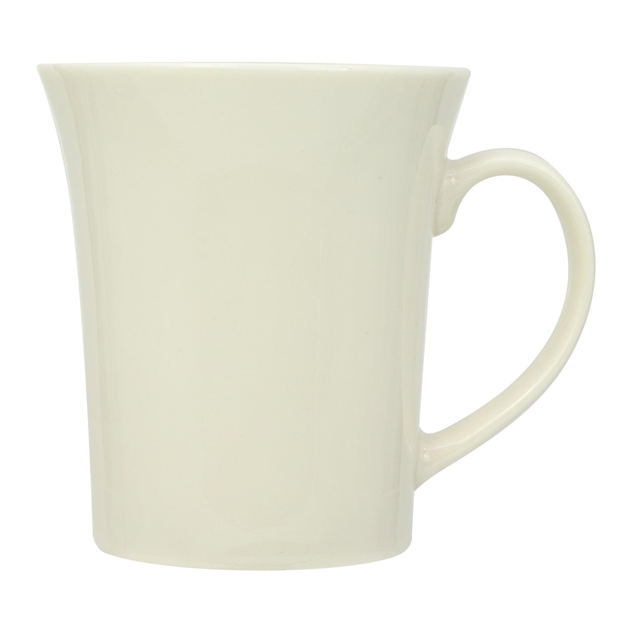 REGENT TRUMPET SHAPE NBC WHITE COFFEE MUG, 300ML