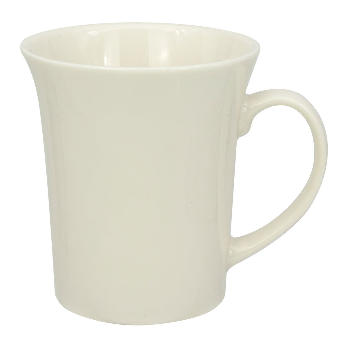REGENT TRUMPET SHAPE NBC WHITE COFFEE MUG, 300ML