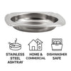REGENT ASHTRAY SQUARE STAINLESS STEEL, 110MM