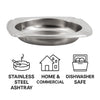 REGENT ASHTRAY SQUARE STAINLESS STEEL, 110MM