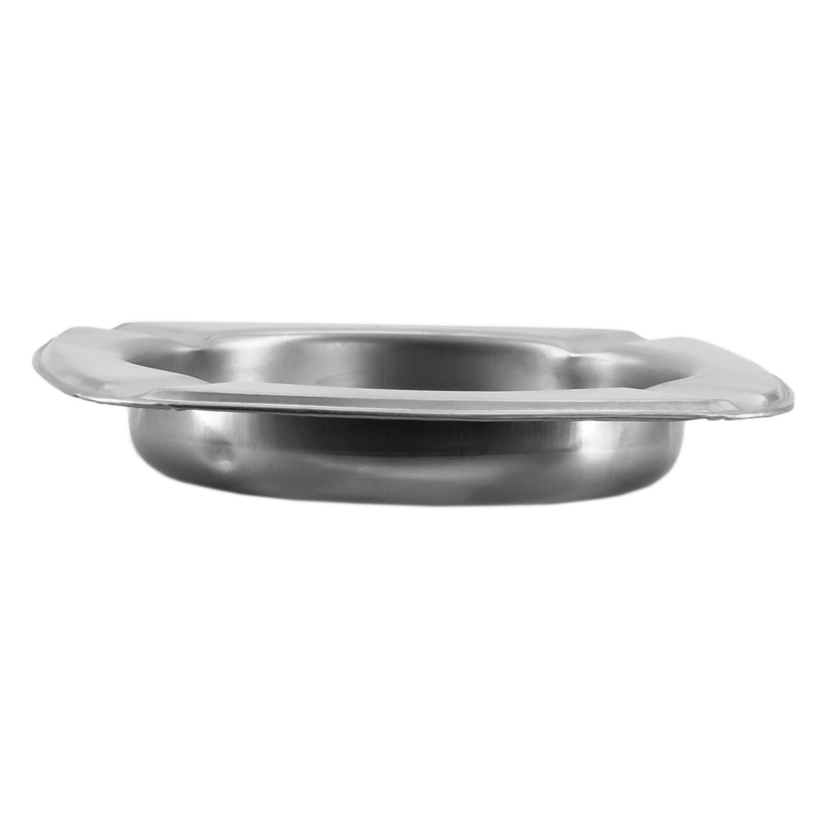 REGENT ASHTRAY SQUARE STAINLESS STEEL, 110MM