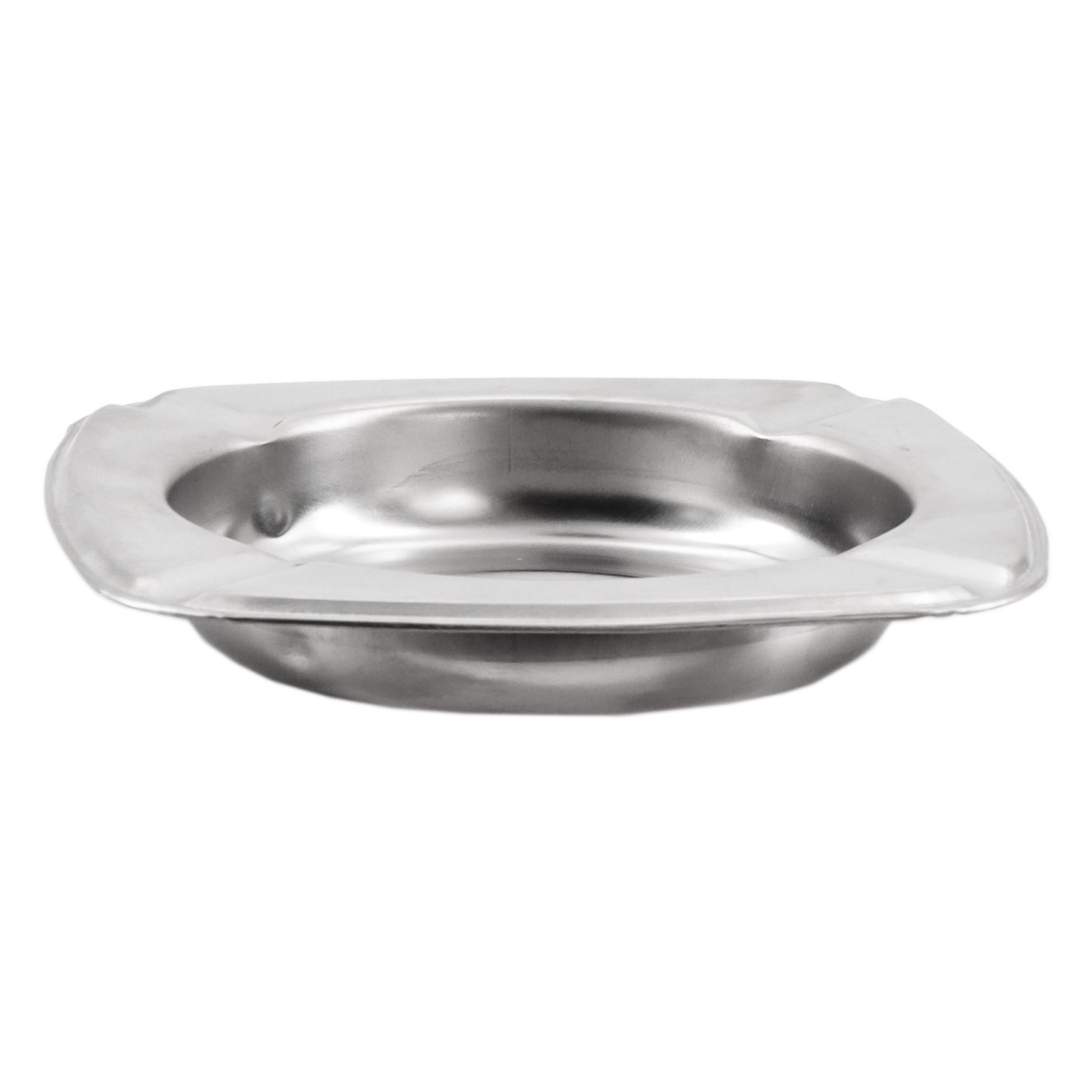 REGENT ASHTRAY SQUARE STAINLESS STEEL, 110MM