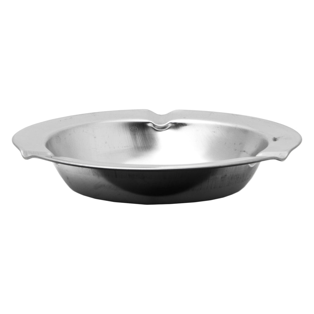 REGENT ASHTRAY ROUND STAINLESS STEEL, 120MM DIA