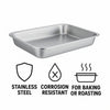 REGENT RECTANGULAR ROASTING DISH STAINLESS STEEL, 266X196X45MM