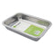 REGENT RECTANGULAR ROASTING/BAKING DISH STAINLESS STEEL, (195X265X43MM)