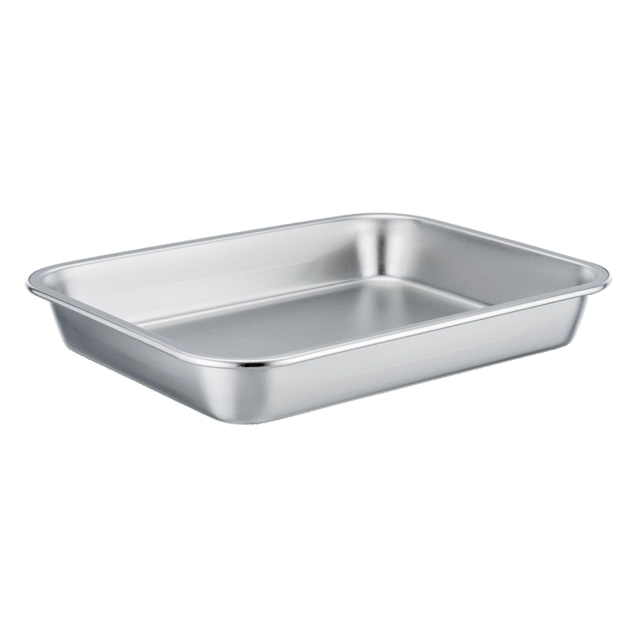 REGENT RECTANGULAR ROASTING DISH STAINLESS STEEL, 266X196X45MM