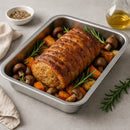 REGENT RECTANGULAR ROASTING DISH STAINLESS STEEL, 315X215MM