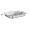 REGENT RECTANGULAR ROASTING DISH STAINLESS STEEL, 355X265MM