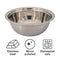REGENT DEEP MIXING BOWL STAINLESS STEEL, 2.85L