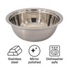 REGENT DEEP MIXING BOWL STAINLESS STEEL, 2.85L
