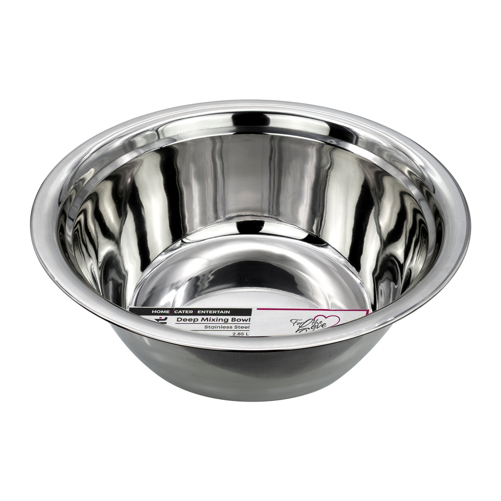 REGENT DEEP MIXING BOWL STAINLESS STEEL, 2.85L
