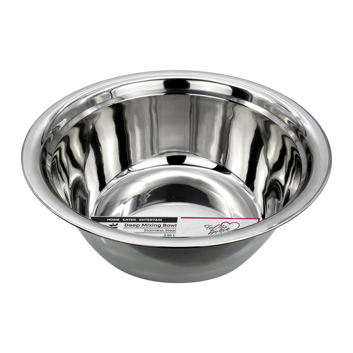 REGENT DEEP MIXING BOWL STAINLESS STEEL, 2.85L