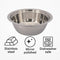 REGENT DEEP MIXING BOWL STAINLESS STEEL, 3.65L