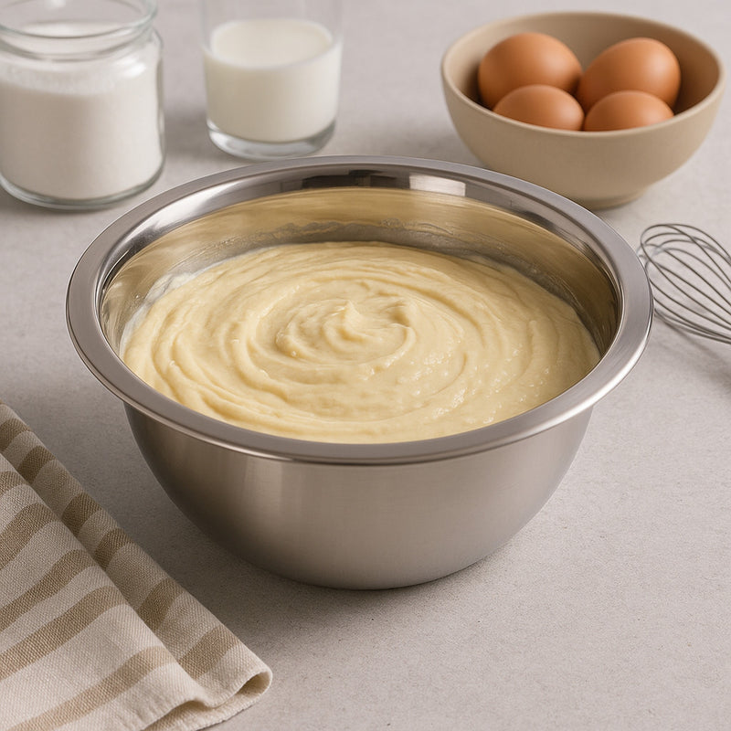 REGENT DEEP MIXING BOWL STAINLESS STEEL, 3.65L