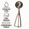 REGENT ICE CREAM SERVER STAINLESS STEEL, 240X60MM DIA