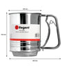REGENT BAKEWARE FLOUR SIFTER STAINLESS STEEL, (160/100MM DIAX130MM)