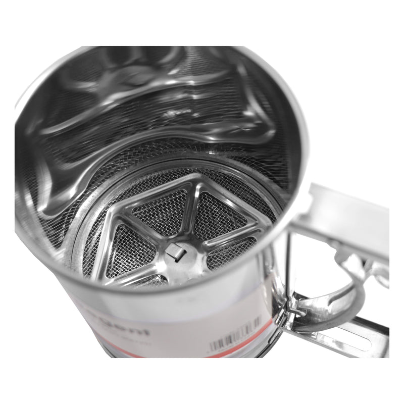 REGENT BAKEWARE FLOUR SIFTER STAINLESS STEEL, (160/100MM DIAX130MM)