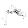 REGENT BAKEWARE ICING PRESS STAINLESS STEEL 6PCE SET, (205X60MM DIA)