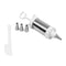 REGENT BAKEWARE ICING PRESS STAINLESS STEEL 6PCE SET, (205X60MM DIA)