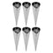 REGENT BAKEWARE CREAM HORNS ST STEEL 6 PIECE SET, (110X35MM)