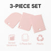 REGENT BAKEWARE CAKE ICING DECORATING SCRAPERS 3PCS SET, 113/105MM