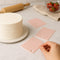 REGENT BAKEWARE CAKE ICING DECORATING SCRAPERS 3PCS SET, 113/105MM