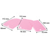 REGENT BAKEWARE CAKE ICING DECORATING SCRAPERS 3PCS SET, (113/105MM)