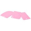 REGENT BAKEWARE CAKE ICING DECORATING SCRAPERS 3PCS SET, (113/105MM)