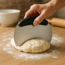 REGENT BAKEWARE DOUGH SCRAPER WITH MEASURE EQUIVALENTS STAINLESS STEEL,