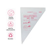 REGENT BAKEWARE MASTER DISPOSABLE PIPING BAGS 100PK, 300X200MM