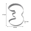 REGENT BAKEWARE COOKIE CUTTER NUMBERS ST STEEL NUMBERS 10PK SET