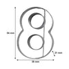 REGENT BAKEWARE COOKIE CUTTER NUMBERS ST STEEL NUMBERS 10PK SET