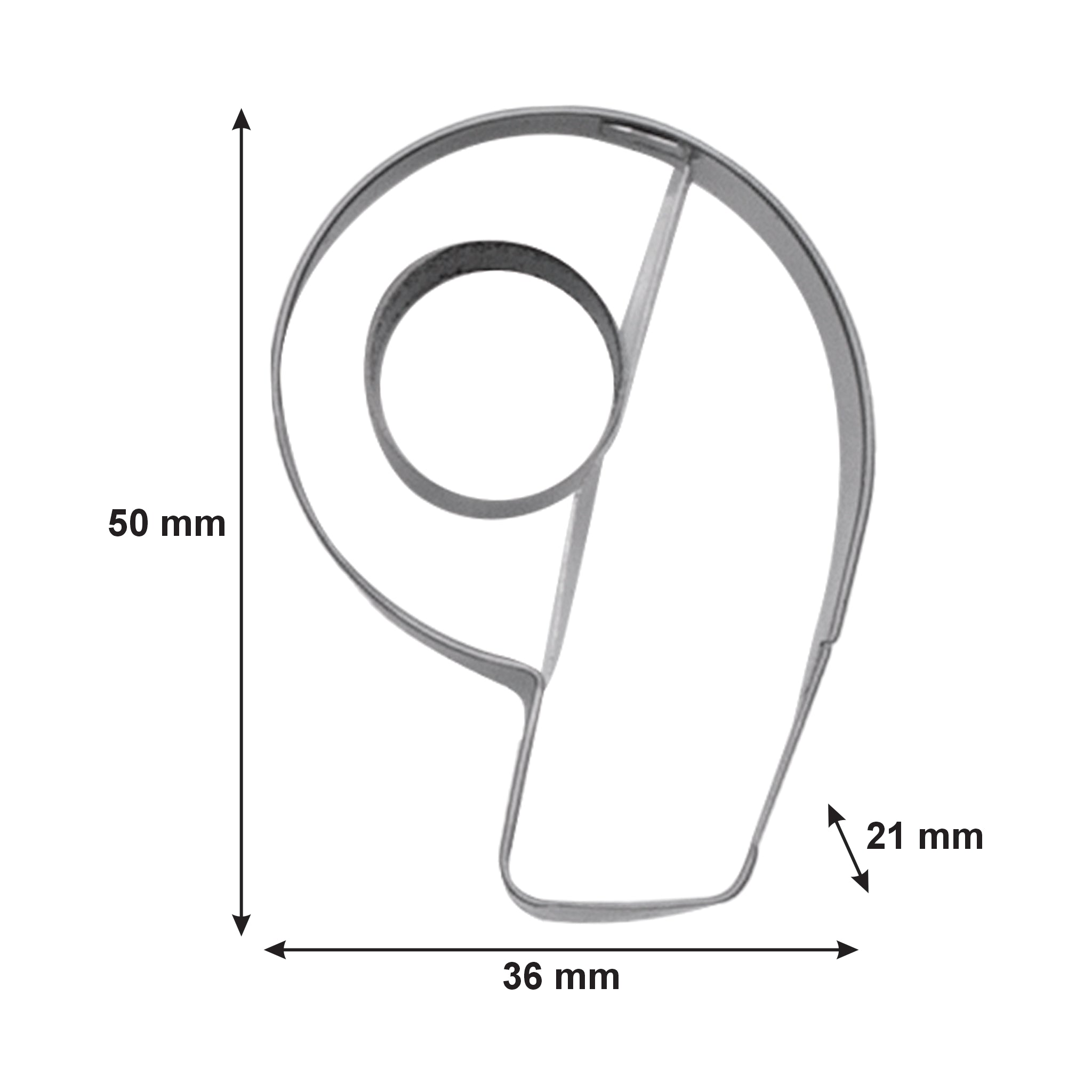 REGENT BAKEWARE COOKIE CUTTER NUMBERS ST STEEL NUMBERS 10PK SET