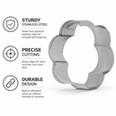 REGENT BAKEWARE COOKIE CUTTER FLOWER ST STEEL